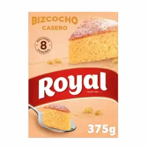 Preparado en polvo para hacer bizcocho Royal 375 g.