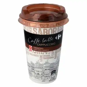 Café latte cappuccino Carrefour sin gluten 250 ml.