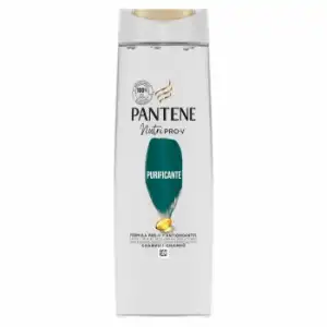 Champú purificante fórmula Pro-V con antioxidantes para cabello limpio y sano Nutri Pro-V Pantene 385 ml.