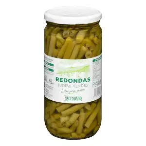 Judías verdes redondas Hacendado Tarro 0.66 kg