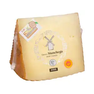 Queso DOP curado manchego Hacendado Pieza 0.35 kg