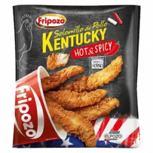 Solomillo de pollo kentucky hot&spicy Fripozo 250 g.