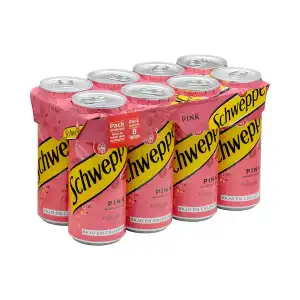 Tónica pink Schweppes 8 latas X 330 ml