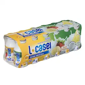 Bebida láctea sabores L-casei 12 mini botellas X 0.1 kg