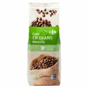 Café grano mezcla Carrefour 1 kg.