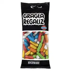 Grageas de regaliz Hacendado Paquete 0.15 kg