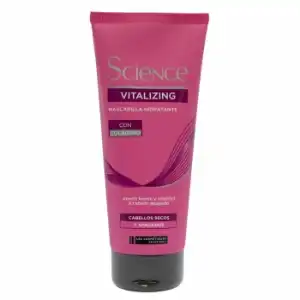 Mascarilla hidratante para pelo seco y apagado con colágeno Vitalizing Science 200 ml.