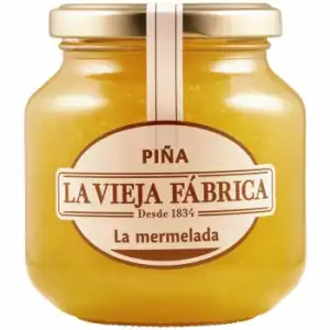 Mermelada de piña La Vieja Fábrica sin gluten 350 g.