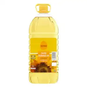 Aceite de girasol refinado 0,2º Hacendado Garrafa 5 L