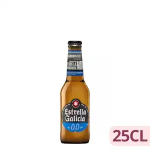 Cerveza 0,0% sin alcohol Estrella Galicia