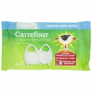 Colgador antipolillas ropa limpia Carrefour 2 ud.