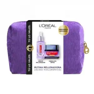 Neceser L’Oréal Paris Revitalift Filler: sérum facial anti-edad 30 ml y crema día hidratante SPF 50 50 ml.