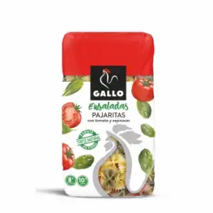 Pajaritas con tomate y espinacas Gallo 450 g.