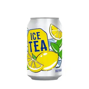 Refresco ice tea sabor limón Hacendado Lata 330 ml