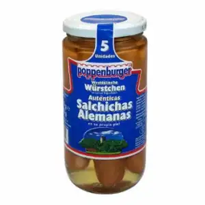 Salchichas alemanas Poppenburger 200 g.