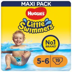 Bañador pañal desechable Huggies Little Swimmers T5-6 (12 kg-18 kg) 19 ud.