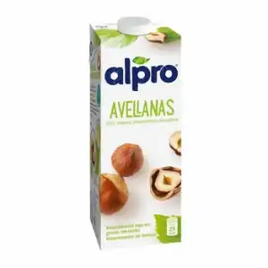 Bebida de avellanas Alpro sin gluten sin lactosa brik 1 l.