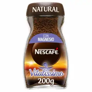 Café soluble natural con magnesio Nescafé Vitalissimo 200 g.