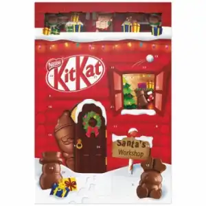 Calendario adviento de chocolate con leche Kit Kat Nestlé 208 g.