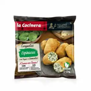 Croquetas de espinacas Recetas Artesanas La Cocinera 400 g.