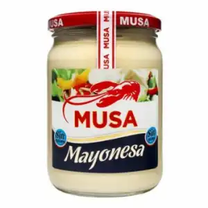 Mayonesa Musa sin gluten tarro 450 ml.