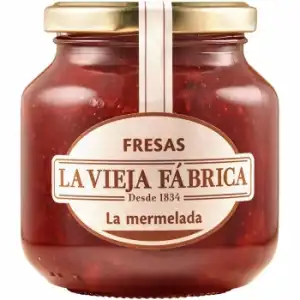 Mermelada de fresa La Vieja Fábrica sin gluten 350 g.