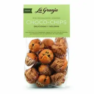 Mini-Magdalenas Veganas Choco-Chips La Granja 200 g