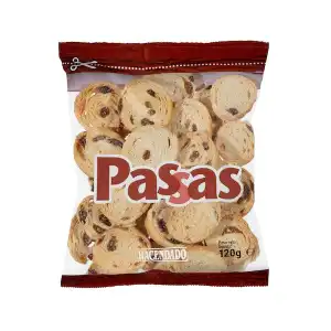 Pan tostado pasas Hacendado Paquete 0.12 kg