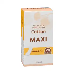Protegeslip maxi Deliplus Cotton Caja 1 ud