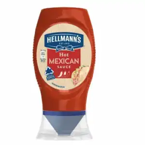 Salsa mexicana picante Hellmann's sin lactosa envase 250 ml.