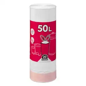 Bolsa de basura grande Bosque Verde 50L cubo grande Paquete 1 ud