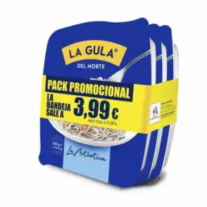 La Gula del Norte pack de 3 unidades de 200 g.