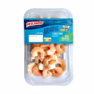 Langostino vannamei congelado Pescanova 180 g.