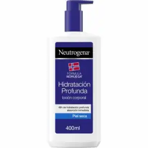 Loción corporal hidratación profunda para piel seca Neutrogena 400 ml.