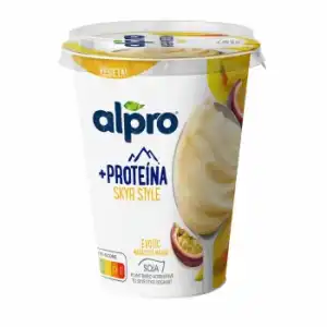 Preparado de soja con mango y fruta de la pasión Alpro sin gluten sin lactosa 400 g.