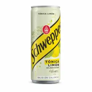 Tónica Schweppes limón lata 33 cl