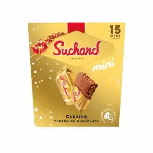 Turrón de chocolate en mini porciones Suchard 192 g.
