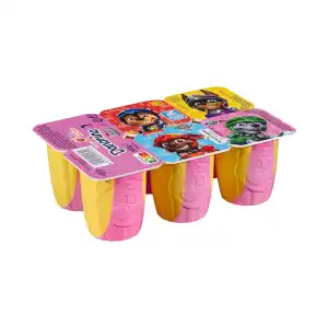 Yogur infantil Danonino sabor fresa y plátano 6 ud. X 0.05 kg