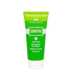 After shave gel piel sensible Deliplus de aloe vera Bote 0.1 100 ml