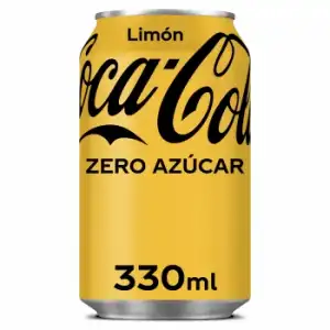 Coca Cola zero azúcar sabor limón lata 33 cl.