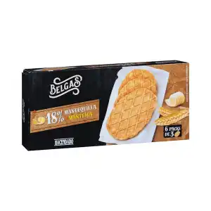 Galletas de mantequilla Hacendado Belgas Caja 0.18 kg