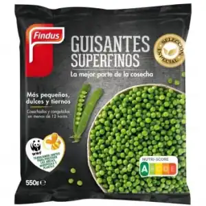Guisante superfino Findus 550 g.