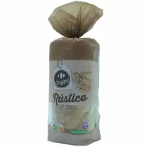 Pan de molde rústico Original Carrefour sin lactosa 675 g