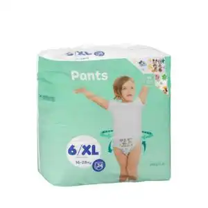 Pañal bebé braguita talla XL Deliplus de 16-28 kg