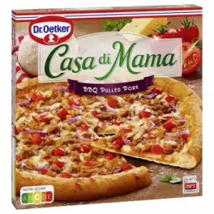 Pizza de barbacoa pulled pork Casa di Mama Dr. Oetker 405 g.