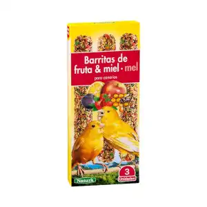 Barritas para canarios de fruta y miel Natura Caja 0.09 kg