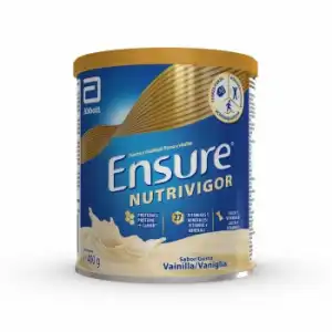 Complemento alimenticio sabor vainilla Ensure NutriVigor 400 g.