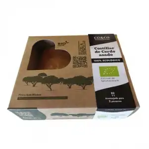 Costillar de cerdo asado ecológica CO&CO Frescoycocinado de 600 g