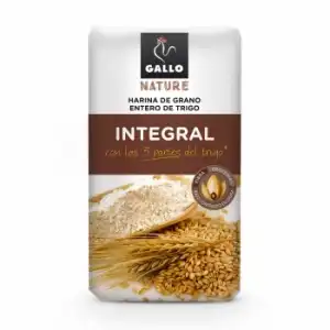 Harina de trigo integral Gallo 1 kg.