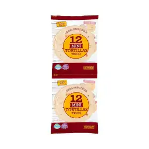 Mini tortillas de trigo Hacendado 2 paquetes X 0.15 kg